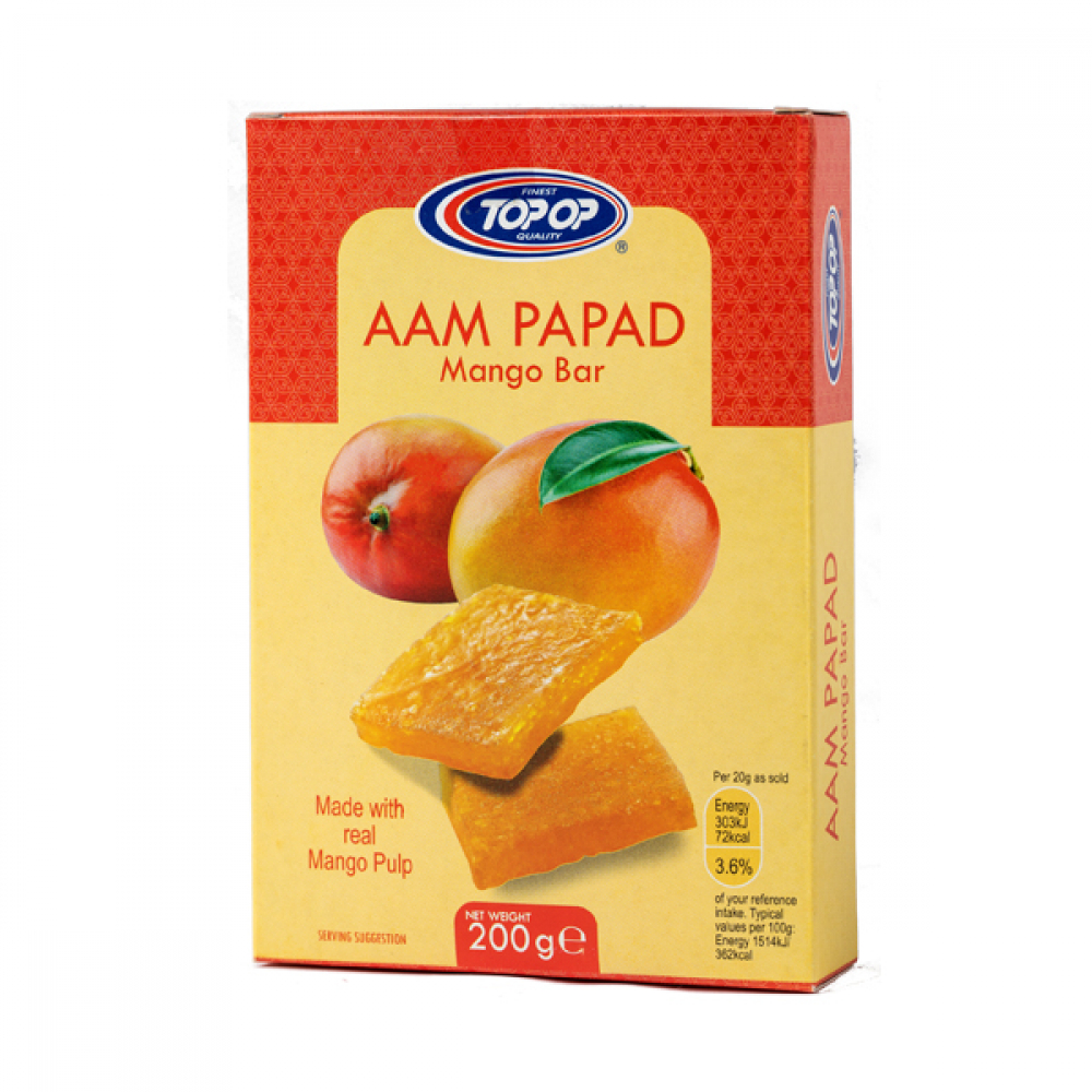 Top Op Aam Papad(mango bar)200g