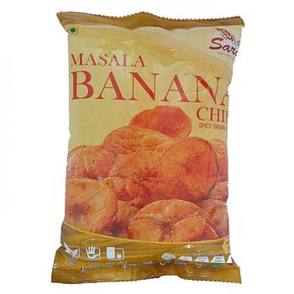 Saras Masala Banana Chips 150g