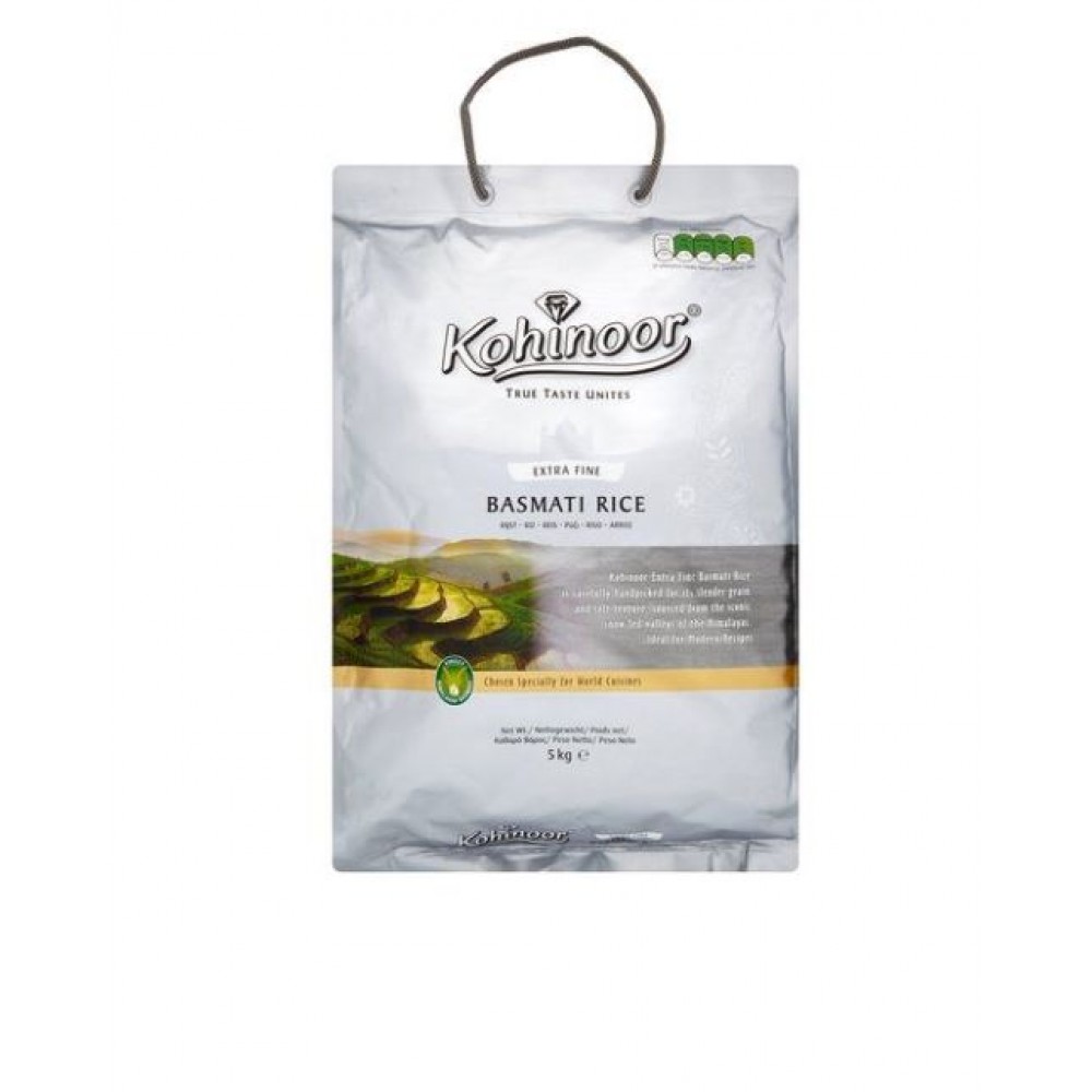 Kohinoor Extra Fine Basmati Rice 5kg