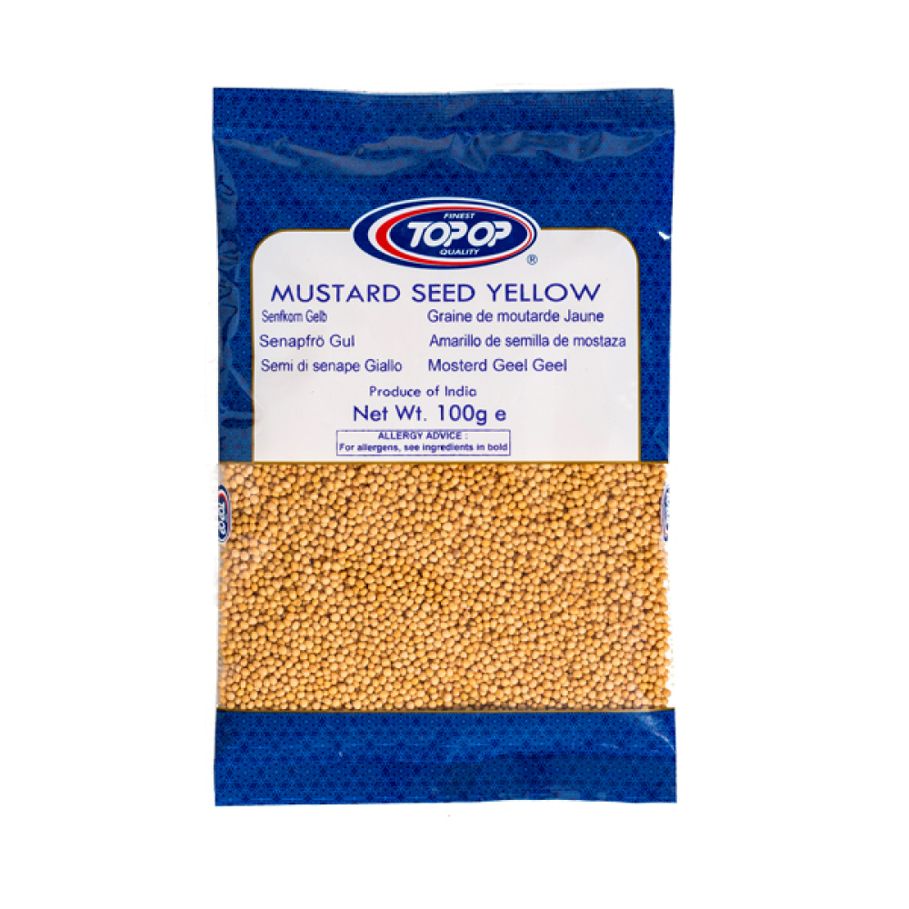 TOP OP MUSTARD SEEDS YELLOW 100G