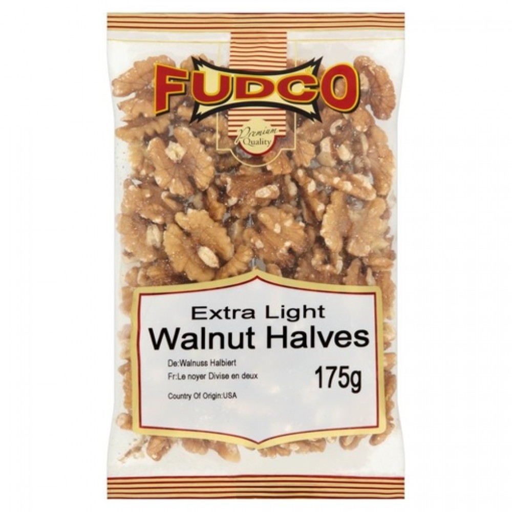 FUDCO Walnut Halves Extra Light 175g